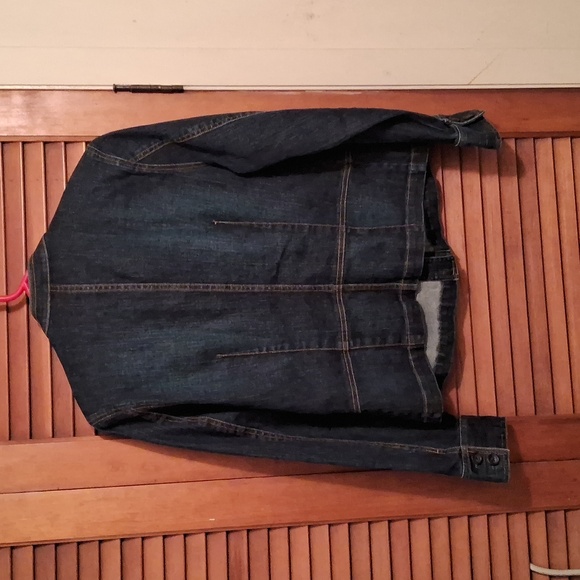 Talbots woman size 12 blue denim jean jacket - Picture 2 of 4